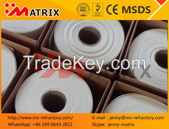 1430C Fireproof Paper Ceramic Fiber Refractories China 0.5-8mm