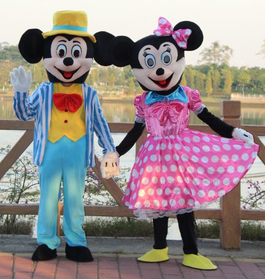 New style micky&amp;minnie adult  mascot costume  