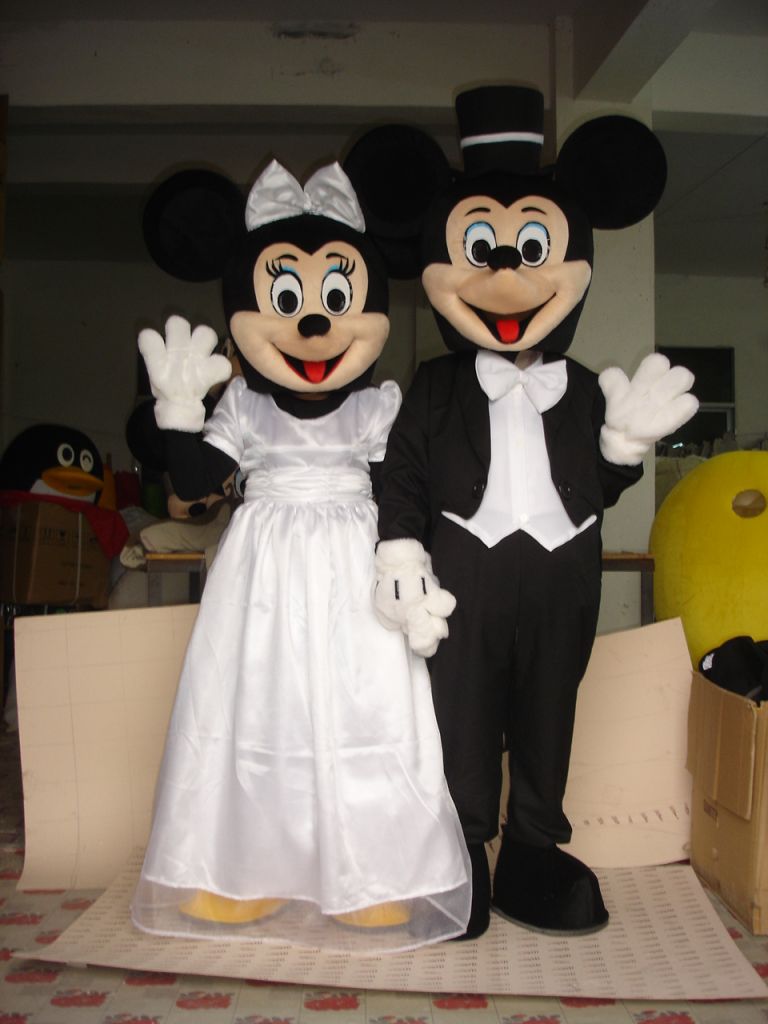 Good micky&amp;minnie adult  mascot costume  