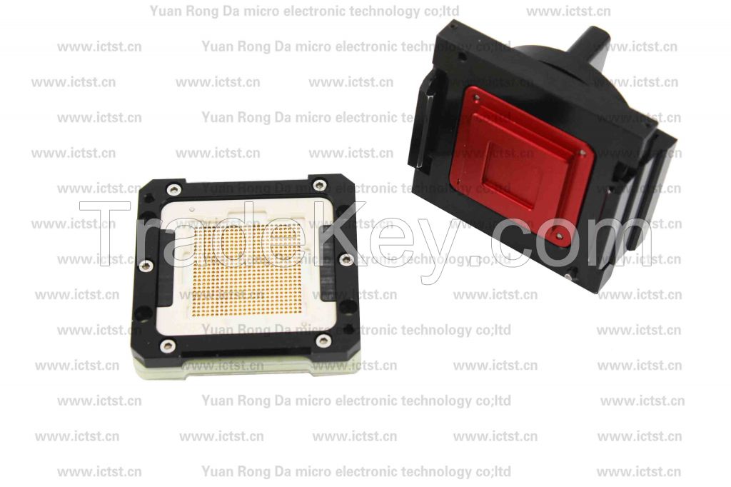 BGA 572 test socket TEST FIXTURE SOCKET BGA testing solution