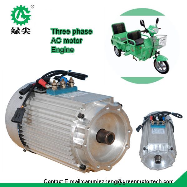 Electric tricycle AC brushless motor drive assembly kit with controller