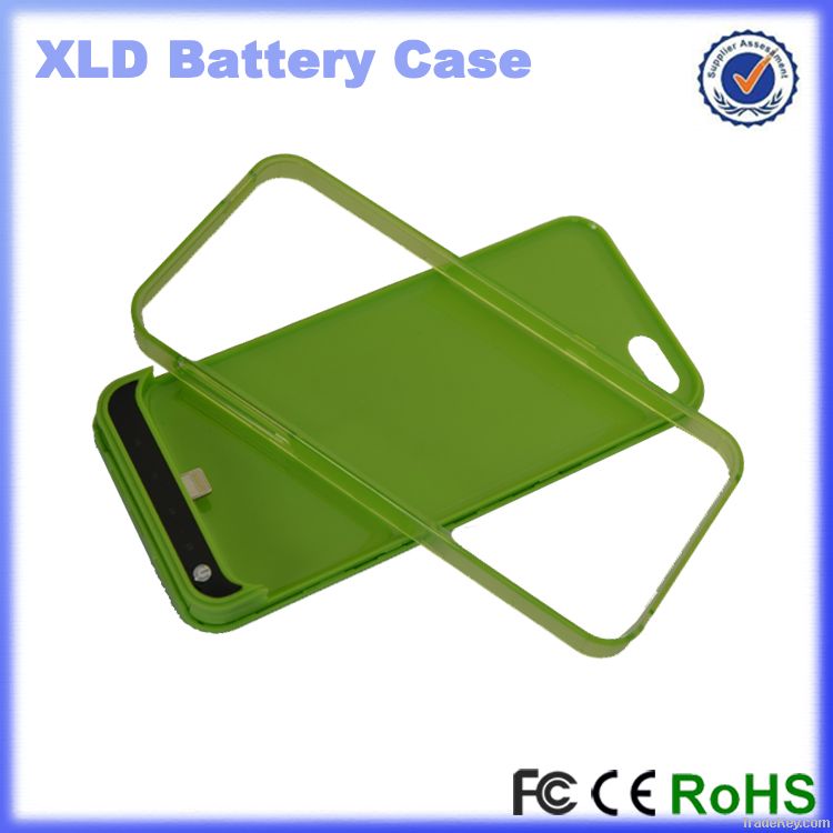 2014 Wholesale for iphone 5C 3000mAh Kickstand Battery Case