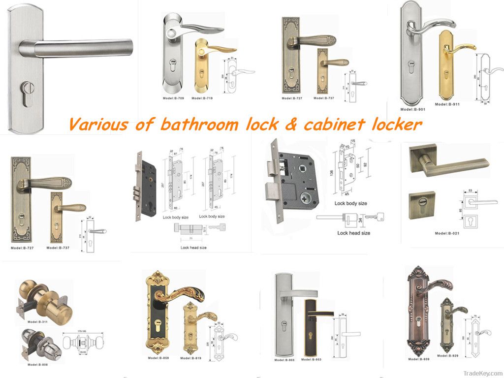 2014 hot sale stainless steel bathroom lock