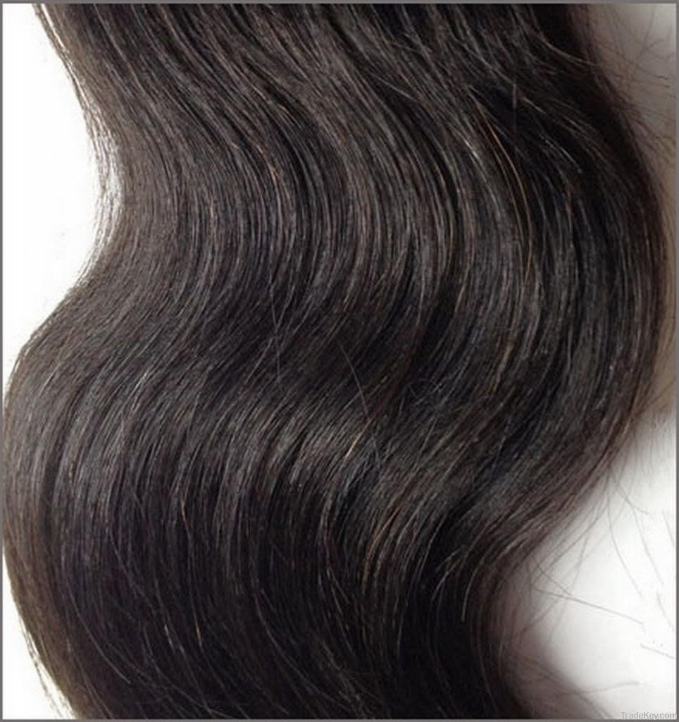 100% Brazilian Human Hair Body weave Jet black