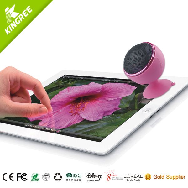new sucker bluetooth speaker portable with usb port 2014 new gadget