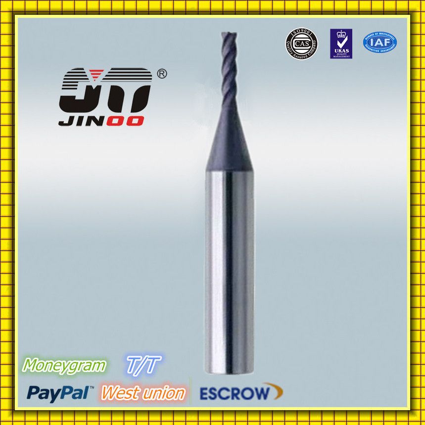 tungsten carbide long neck end mills/round-up cutter