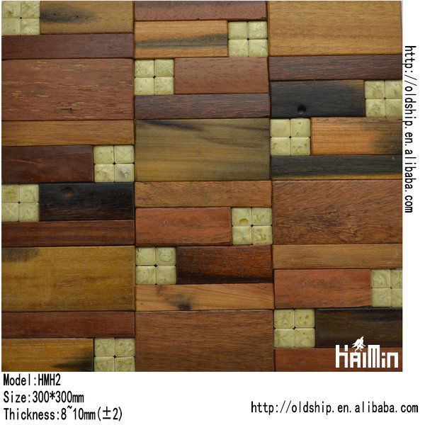 Best selling Wooden mosaic pattern