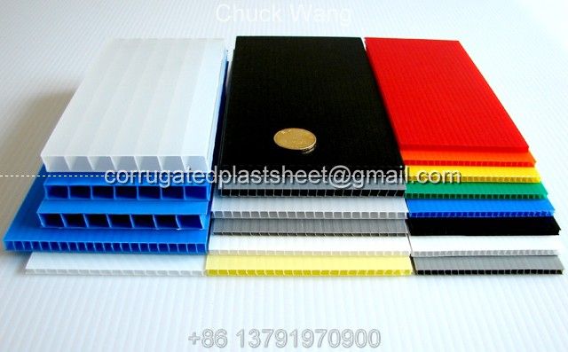 corrugated plastic sheet and box