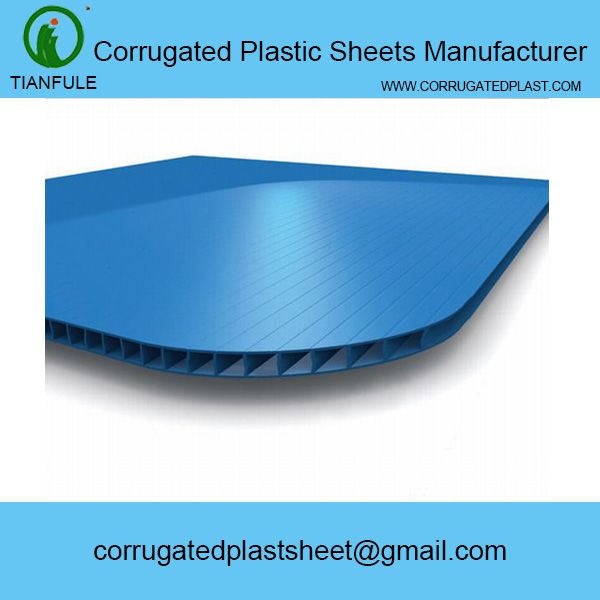 PP/PE Corrugated plastic sheet or corriboard