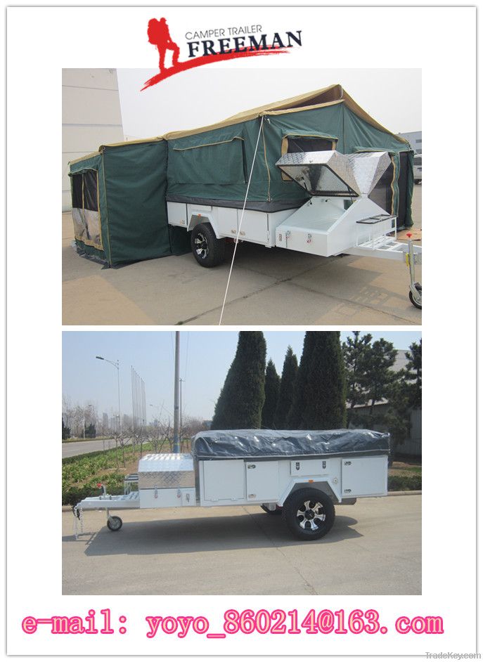 Soft floor off road camper trailer