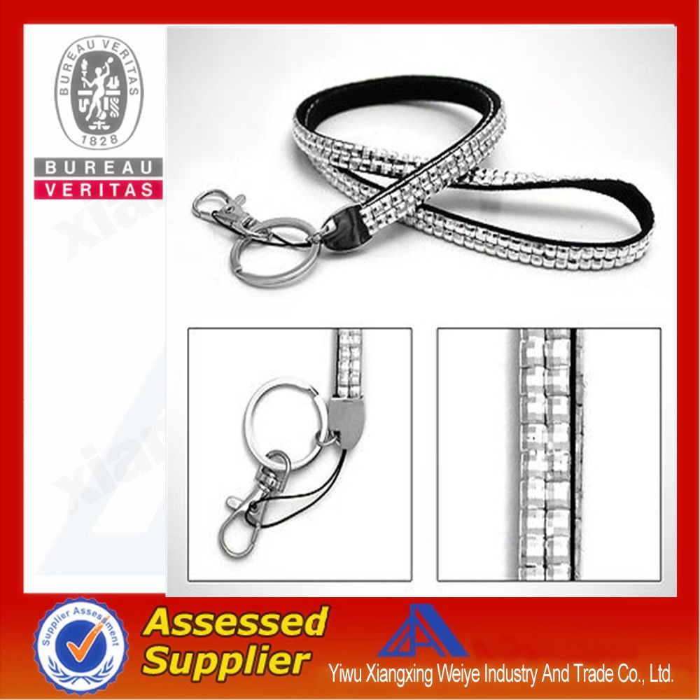 new fashion crystal rhinestone lanyard for promotional gift 