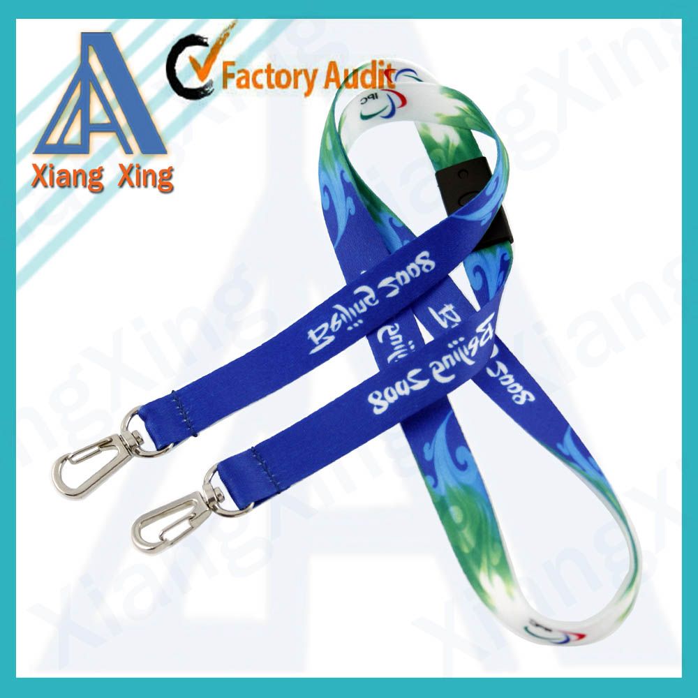 fashion muiti colors heat transfer lanyard for sale