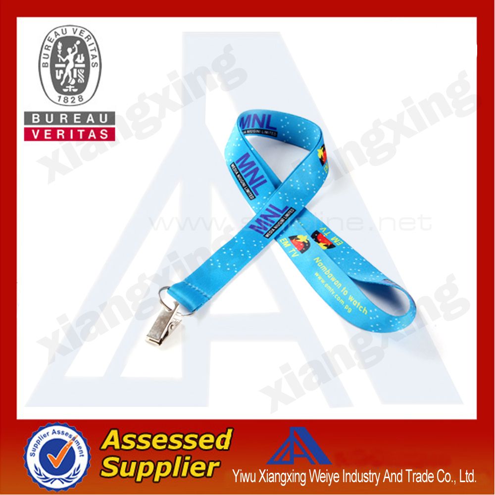 Cheap Custom Heat Transfer Lanyard WIth Safety Buckle