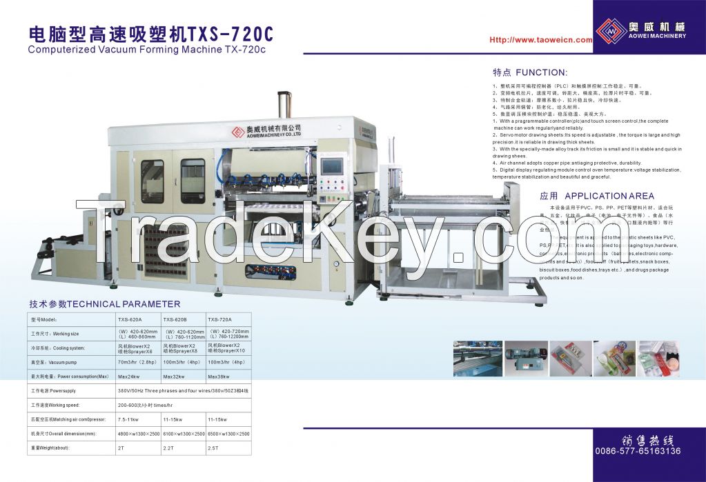 Hot Sale Micro-Computer Automatic Vacuum Forming Machine