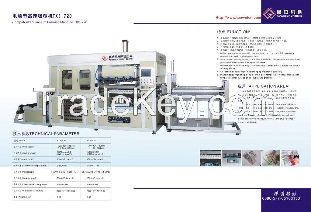 Top Quality Micro-Computer Automatic Vacuum Forming Machine