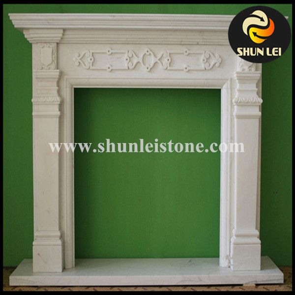 Fireplace/marble fireplace/fancy fireplace  