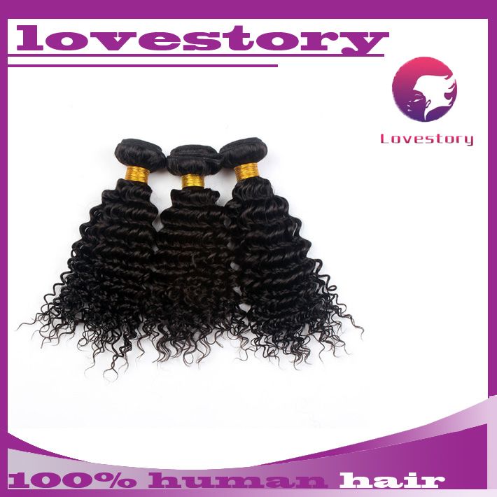  Brazilian virgin hair 100% human hair extension for north face and black women kinky curly wave