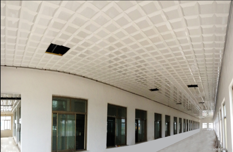 600*600mm Fiberglass Decorative Ceiling Board