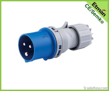 CEE industrial plug and socket