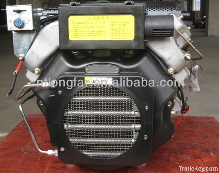 27HP Double-Cylinder V-Twin Air-cooled Diesel Engine