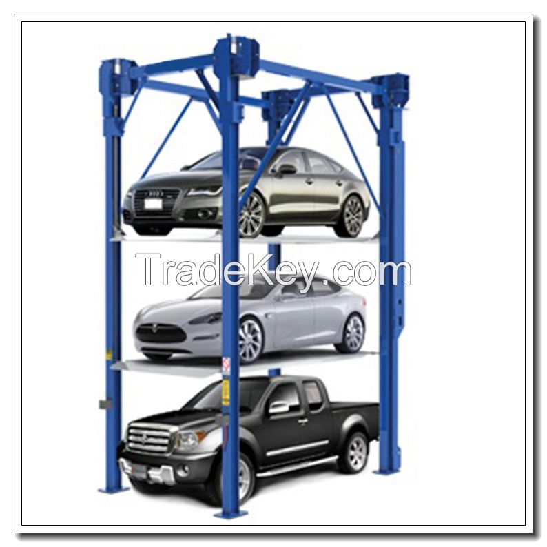 3 or 4 Floors Vertical Pallet Parking Lift multi-level car parking system