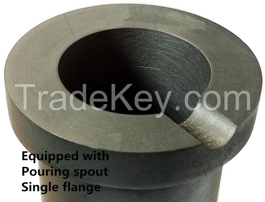 55 x37x20MM High Purity Graphite Crucible Casting Melting Ingot Furance Mold 150G Gold