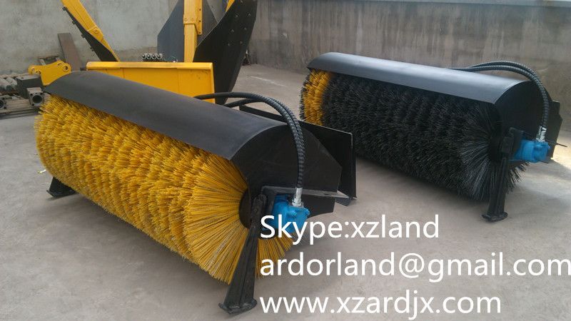 loader angle broom sweeper, loader road sweeper, loader cleaner