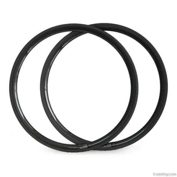 2014 Hot Quality SULUN U-Shape 25MM Wide Carbon 38mm Tubular 700c Bik