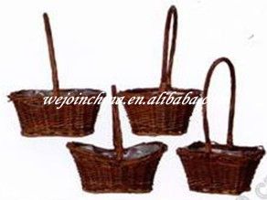 Wholesale wicker Flower Basket 