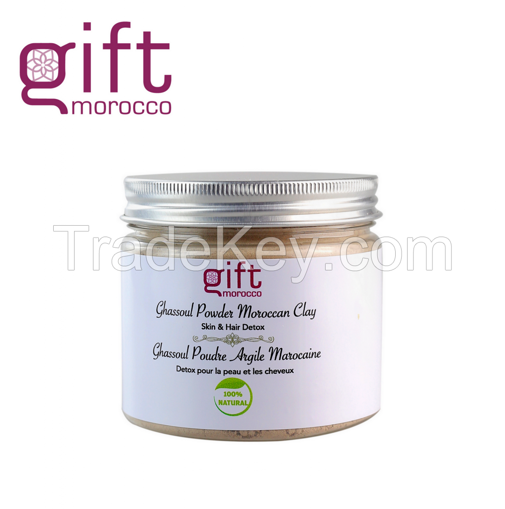 Moroccan Ghassoul Clay Powder for Skin and Hair Detox