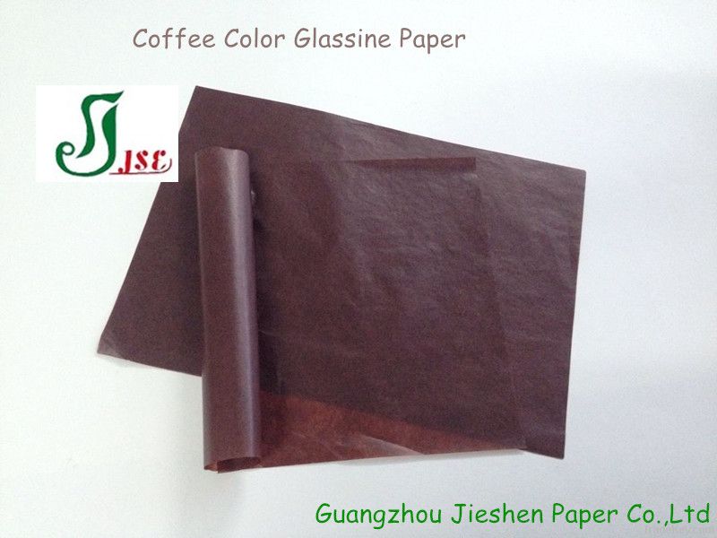 coffee/ brown glassine paper/ paper cake cups