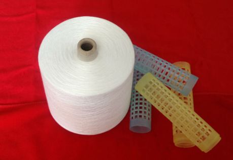 100%  polyester spun yarn