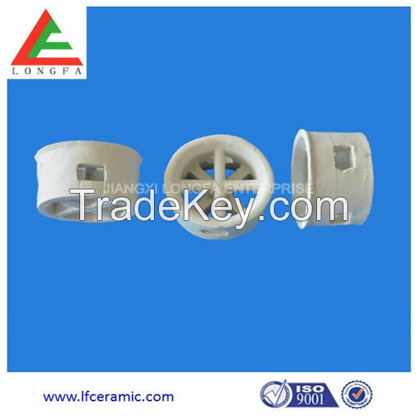 Industrial ceramic rings for tower packing