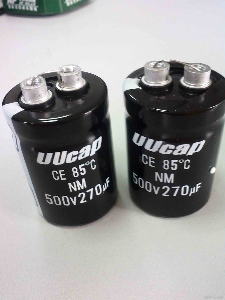 500V 270mfd Screw Terminal Aluminum Electrolytic Capacitor