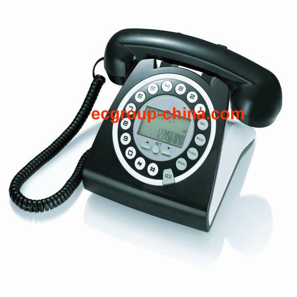 Landline phone, caller ID corded telephone for home, office, hotel, manufacturer OEM. 