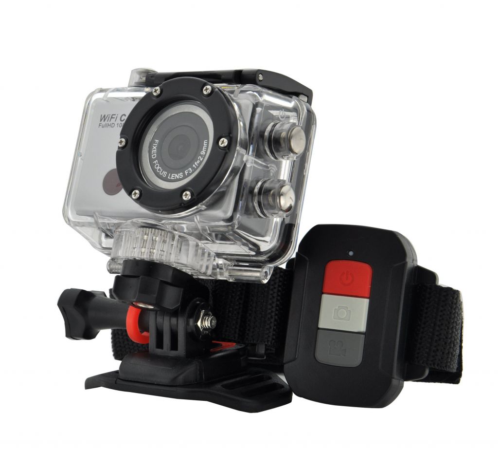 1080P Wi-Fi DV Sports Camera with Waterproof Case&amp; Remote Controller