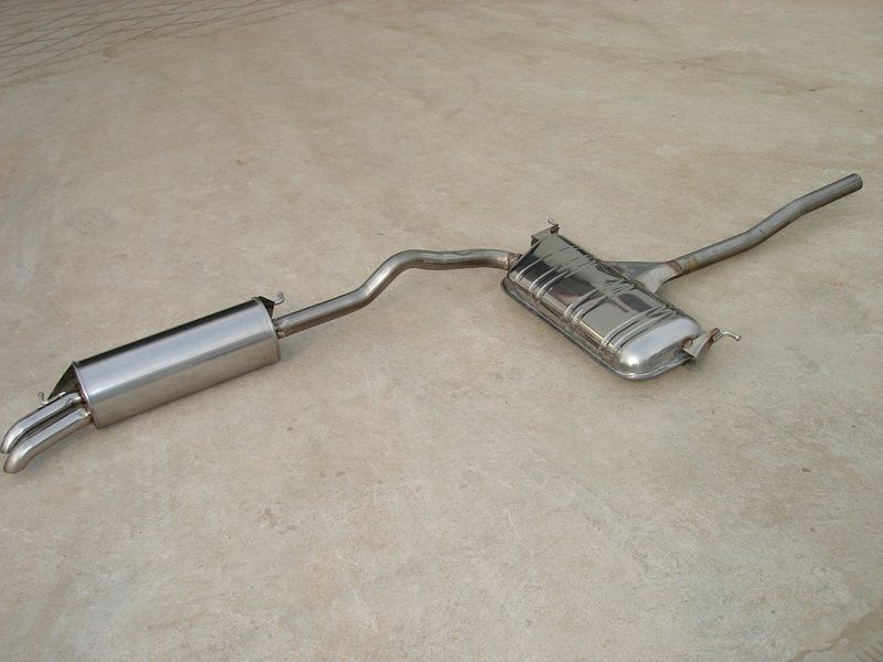 Audi A6 1.8T intermediate muffler