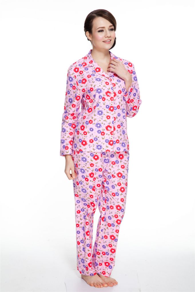 Ladies Cotton Floral Pajama