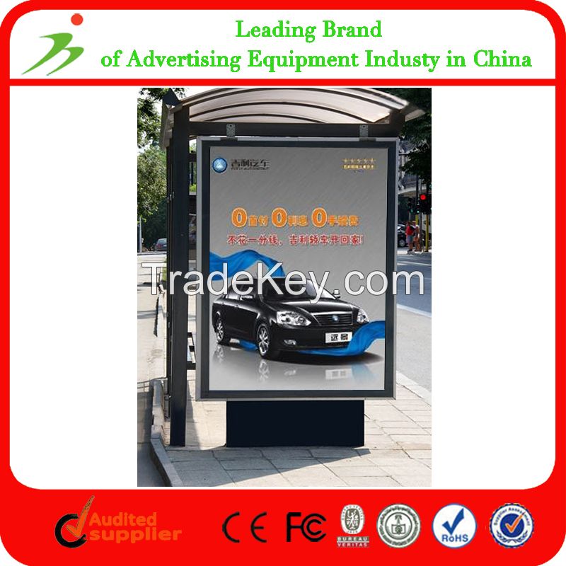 Stainless Steel Frame Advertising Led Custom Scrolling Light Box Display