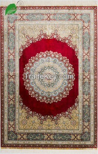 handmade silk carpet (5.5*8ft)