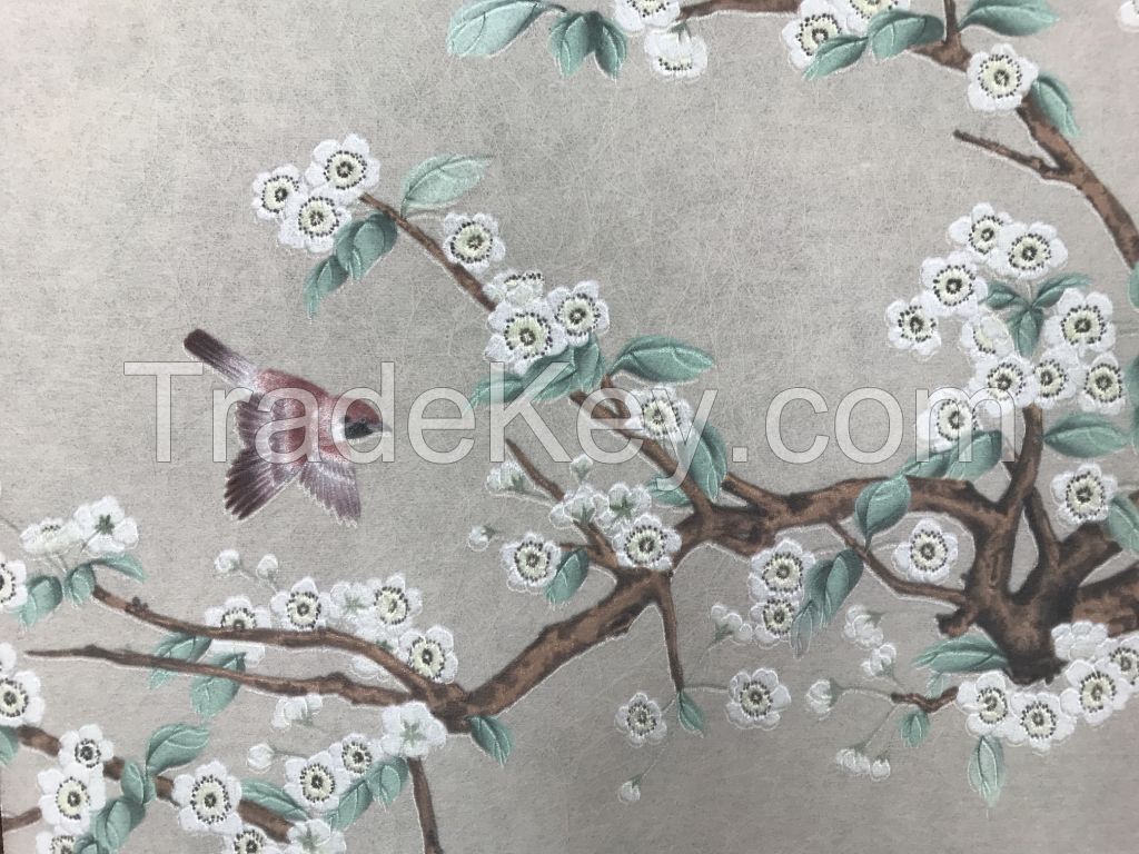 Plain-web Non Wovens for Wallpaper, Wall Cloth, Mural, Curtain