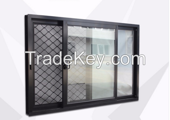 aluminium windows with double glass