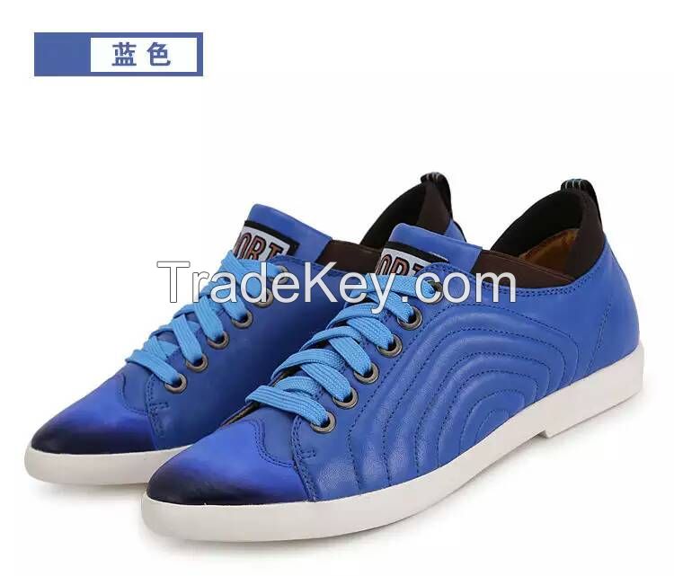 2016 New style men&#039;s casual leather shoes