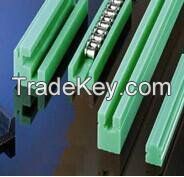 plastic chain guide wear strip, various size UHMWPE guide rail