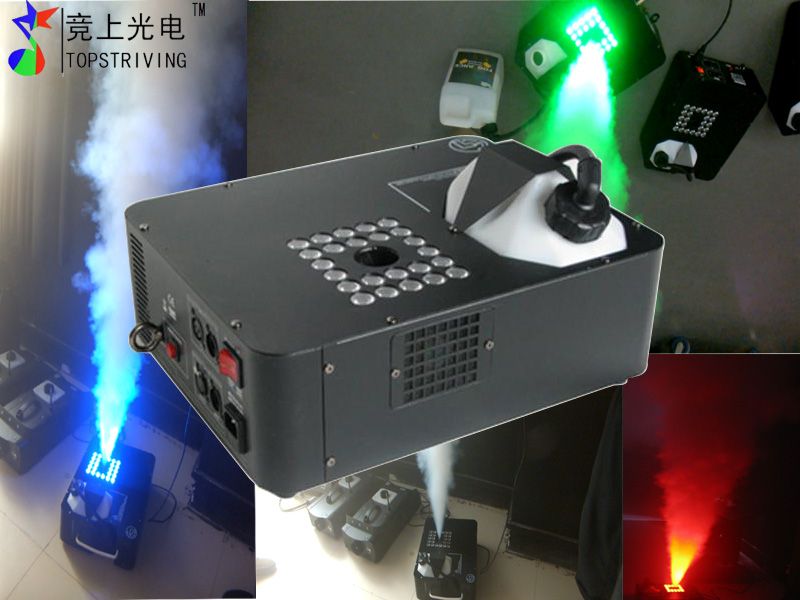 1500W rgb led smoke machine with dmx512 control led smoke machine(led rgb fogger 24)