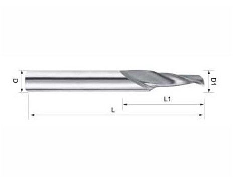 Solid Carbide Single  Angle For Aluminum End Mill