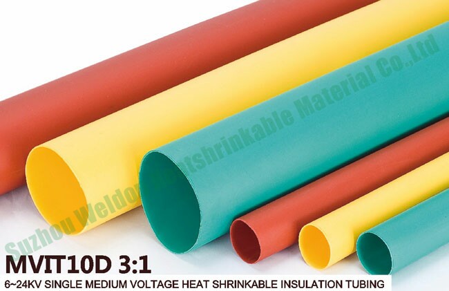 10KV SINGLE MEDIUN VOLTAGE HEAT SHRINK INSULATION TUBE