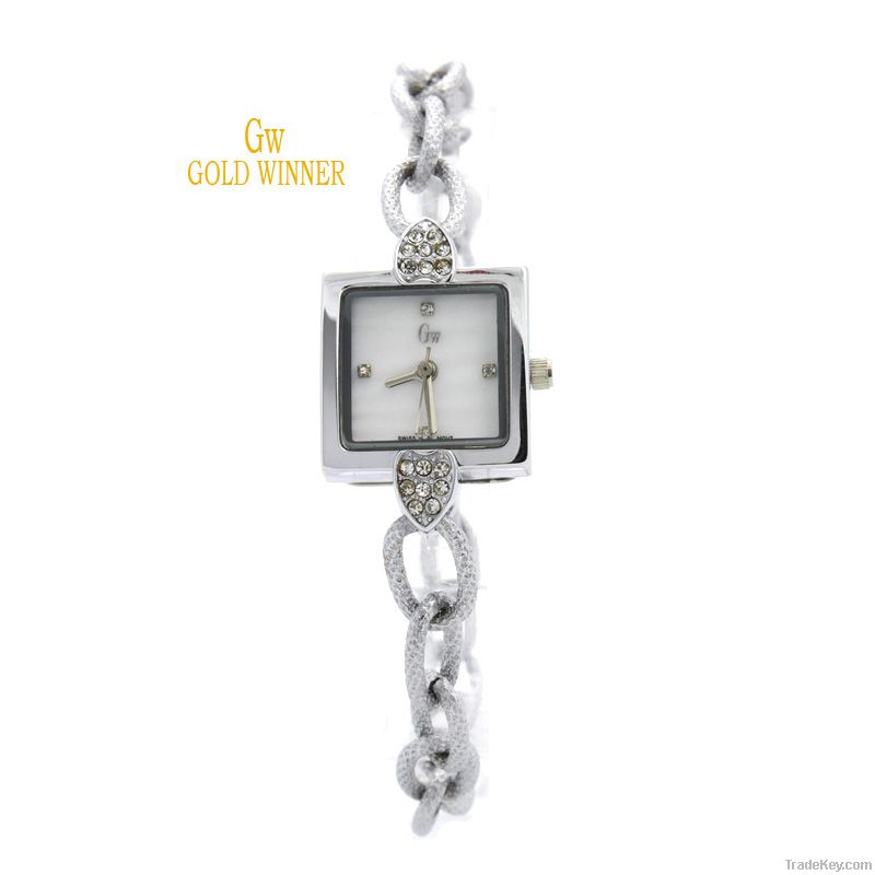 Gold Winner New Fashion Elegant Quartz Watch Wristwatch GW180002