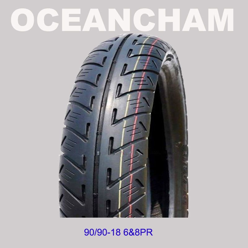 Tubeless Motorcycle Tyres 90/90-18 6/8pr