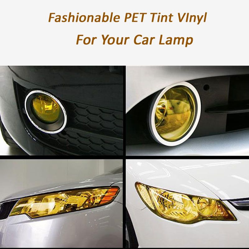 car light tint vinyl auto lamp tint vinyl